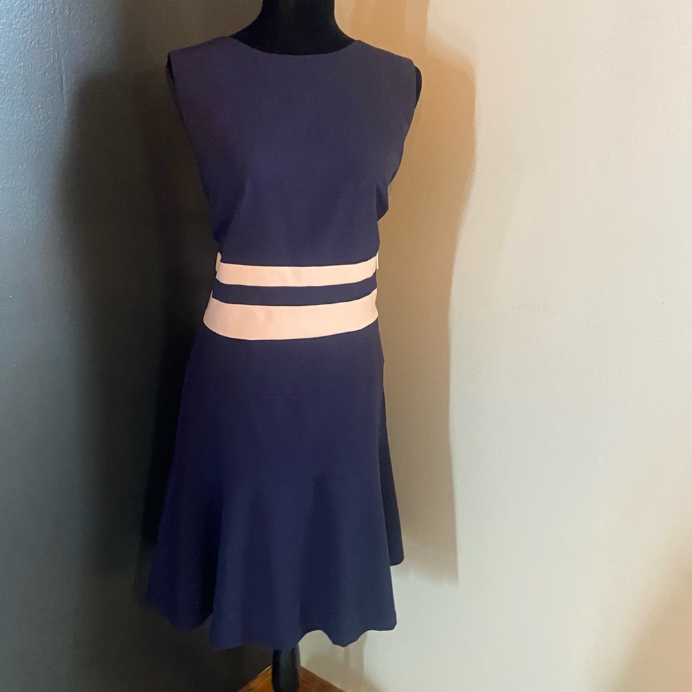 Ralph Lauren Blue and White Dress
